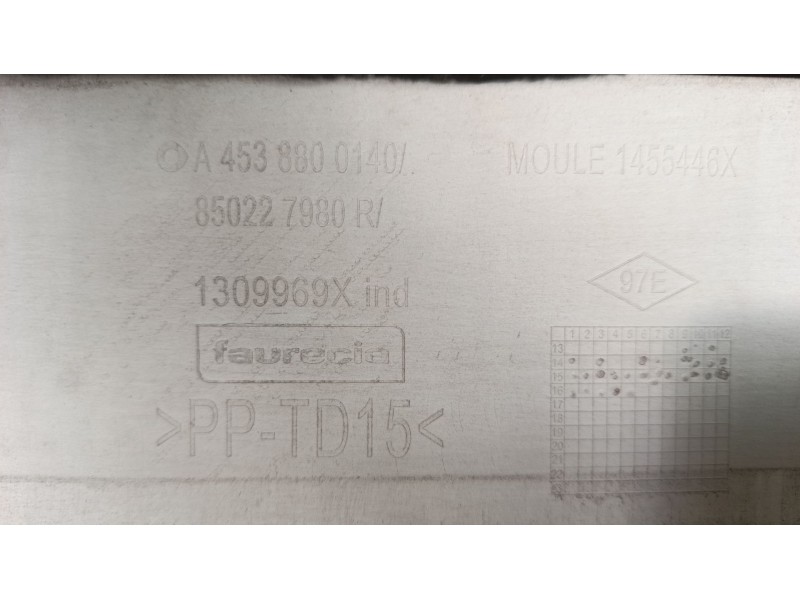 Recambio de paragolpes trasero para smart fortwo coupé (453) 0.9 (453.344, 453.353) referencia OEM IAM A4538800140  