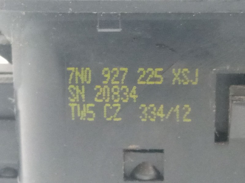 Recambio de boton freno mano para volkswagen sharan (7m8, 7m9, 7m6) 2.0 tdi referencia OEM IAM 7N0927225  