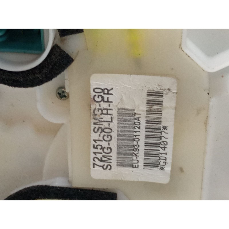 Recambio de cerradura puerta delantera izquierda para honda civic viii hatchback (fn, fk) 2.2 ctdi (fk3) referencia OEM IAM 7215