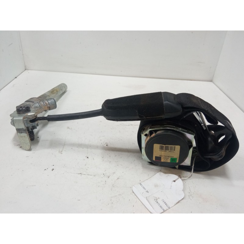 Recambio de cinturon seguridad delantero derecho 3p para opel corsa d (s07) 1.3 cdti (l08, l68) referencia OEM IAM 607707600C  