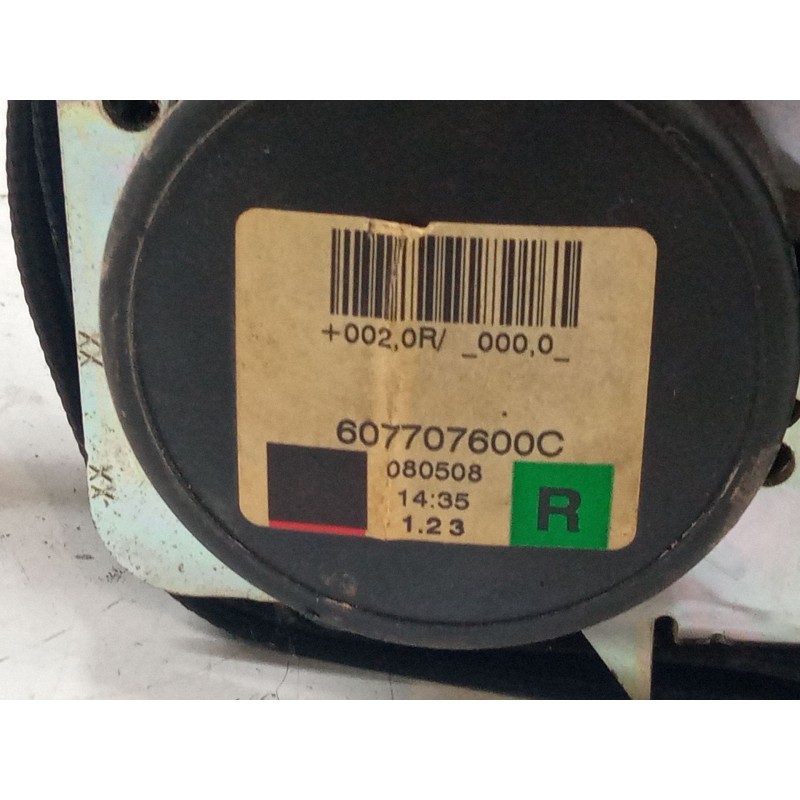 Recambio de cinturon seguridad delantero derecho 3p para opel corsa d (s07) 1.3 cdti (l08, l68) referencia OEM IAM 607707600C  