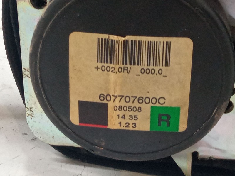 Recambio de cinturon seguridad delantero derecho 3p para opel corsa d (s07) 1.3 cdti (l08, l68) referencia OEM IAM 607707600C  