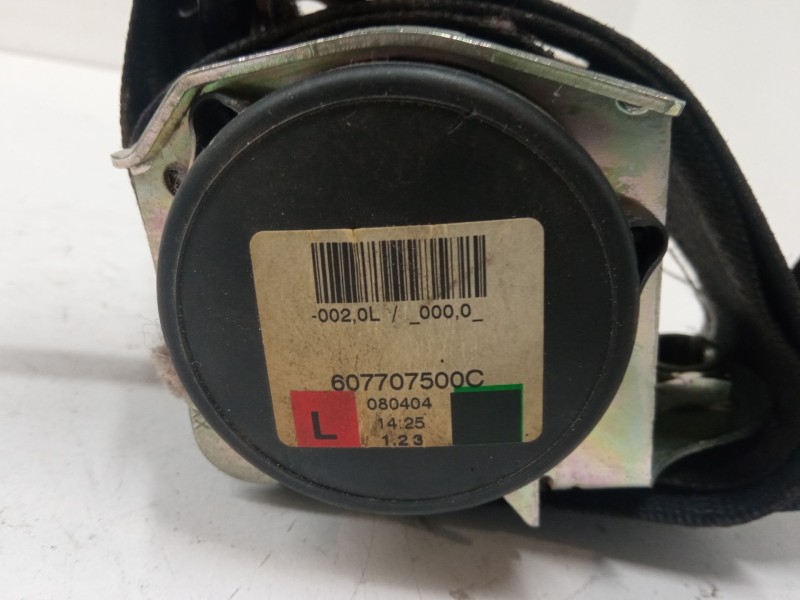 Recambio de cinturon seguridad delantero izquierdo 3p para opel corsa d (s07) 1.3 cdti (l08, l68) referencia OEM IAM 607707500C 