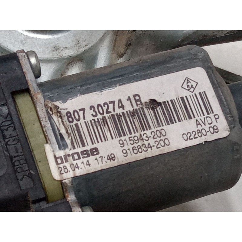 Recambio de elevalunas electrico delantero derecho para renault grand scénic iii (jz0/1_) 1.5 dci referencia OEM IAM   