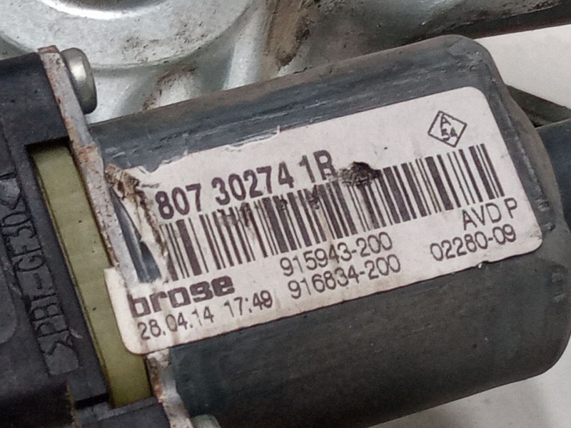 Recambio de elevalunas electrico delantero derecho para renault grand scénic iii (jz0/1_) 1.5 dci referencia OEM IAM   