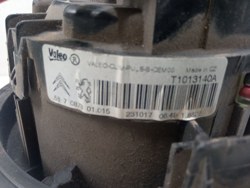 Recambio de motor calefaccion para citroën c3 iii (sx) 1.6 bluehdi 75 referencia OEM IAM 587087801015 T1013140A 