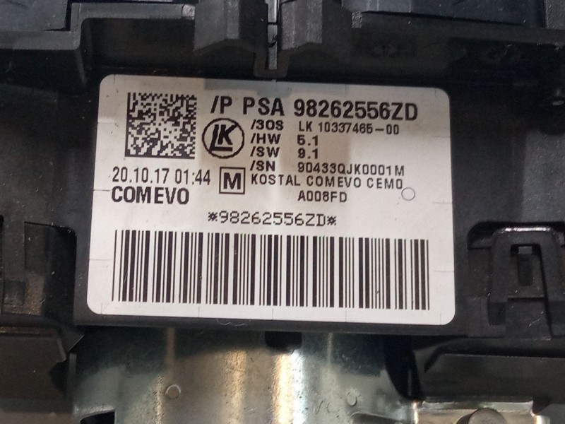Recambio de mando luces para citroën c3 iii (sx) 1.6 bluehdi 75 referencia OEM IAM 98262556ZD  