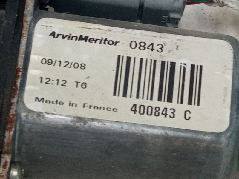 Recambio de motor elevaluna delantero izquierdo para peugeot 107 (pm_, pn_) 1.0 referencia OEM IAM 400843C  