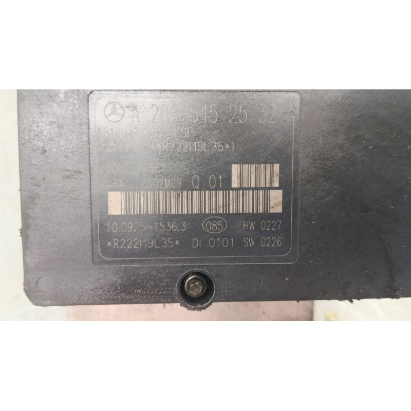 Recambio de abs para mercedes-benz clase c (w203) c 200 kompressor (203.042) referencia OEM IAM A2034310812Q01 10020403954 