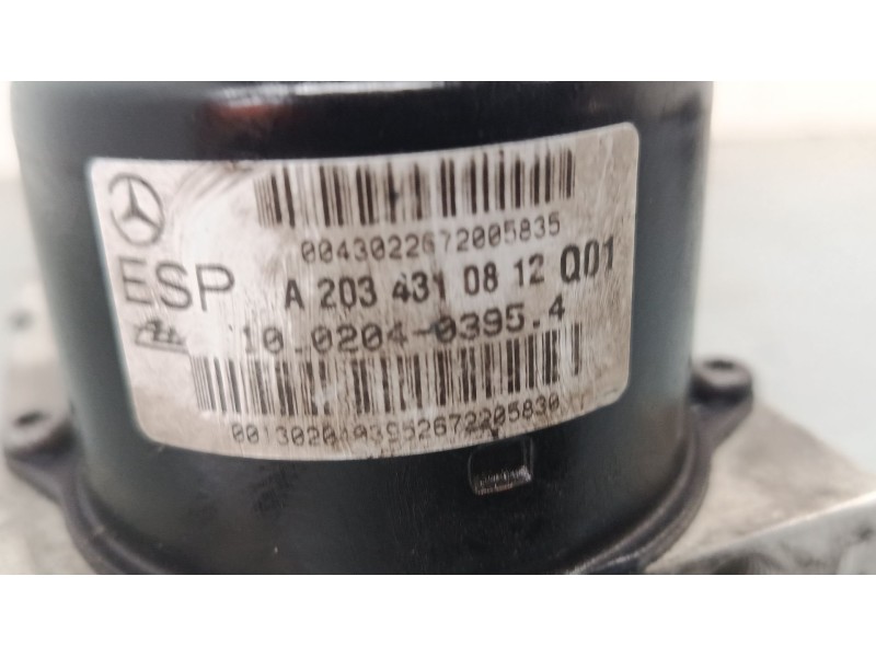 Recambio de abs para mercedes-benz clase c (w203) c 200 kompressor (203.042) referencia OEM IAM A2034310812Q01 10020403954 