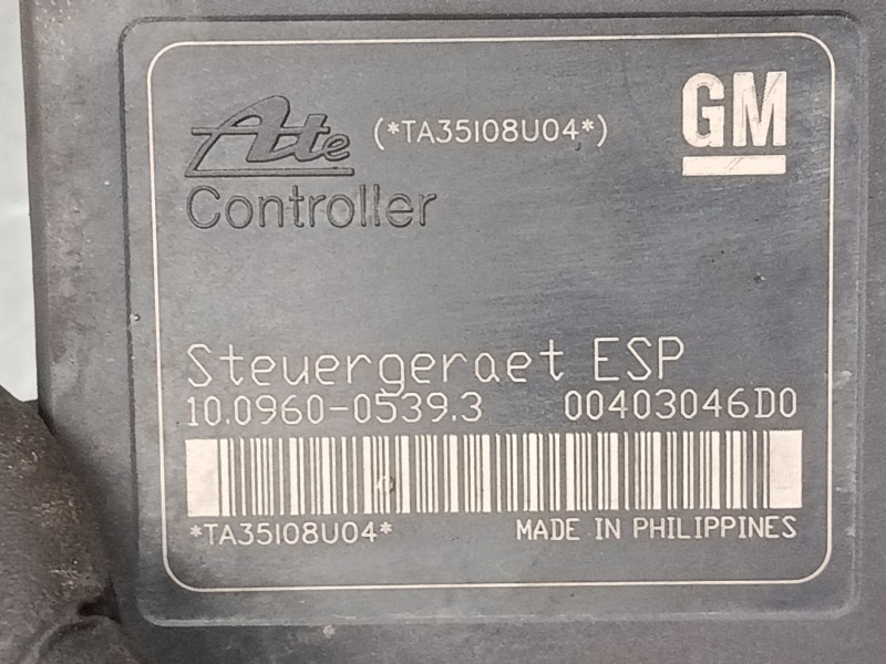 Recambio de abs para opel astra h (a04) 1.9 cdti (l48) referencia OEM IAM 13213610AL 10020602064 10096005393