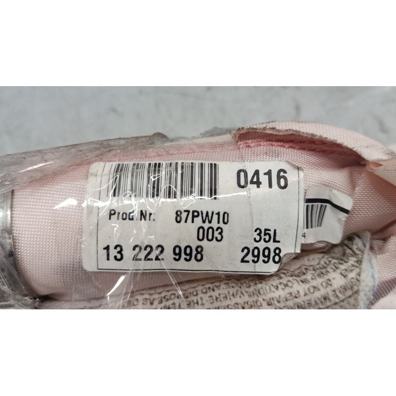 Recambio de airbag cortina delantero izquierdo para opel insignia a (g09) 2.0 cdti (68) referencia OEM IAM 13222998  