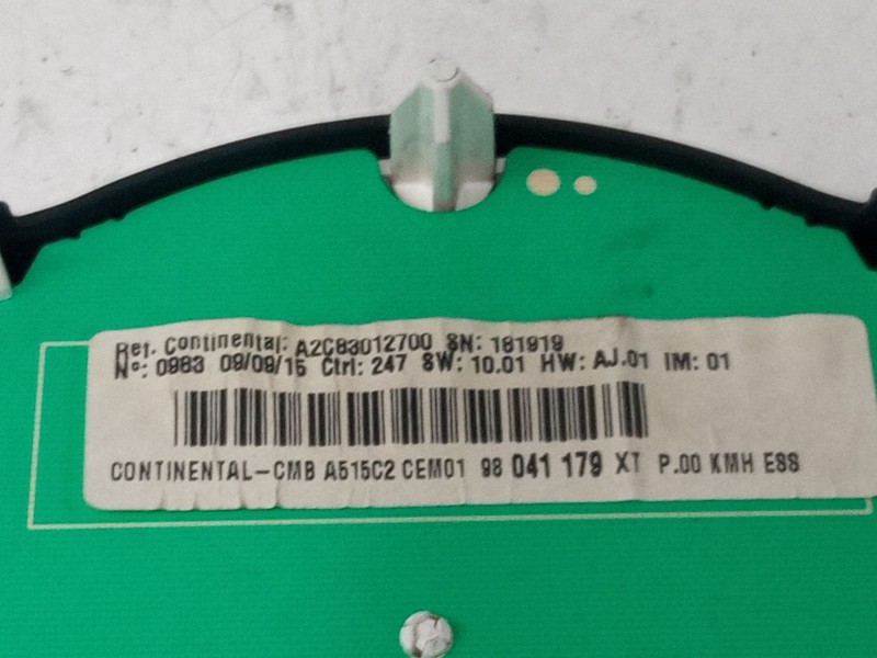 Recambio de cuadro instrumentos para citroën c3 ii (sc_) 1.2 vti 82 referencia OEM IAM 98041179XT  