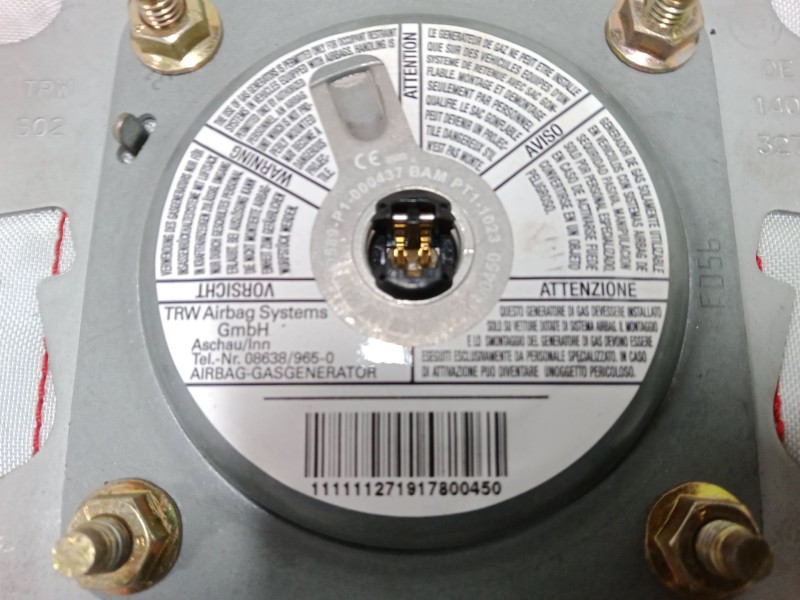 Recambio de airbag volante para toyota corolla (_e12_) 2.0 d-4d (cde120_) referencia OEM IAM   