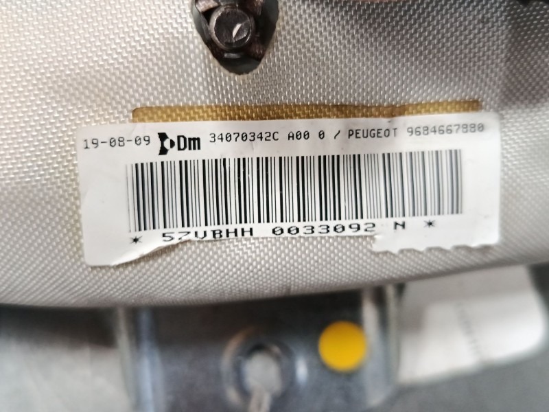 Recambio de airbag lateral delantero izquierdo para peugeot 3008 i monospace (0u_) 1.6 hdi referencia OEM IAM 9684667880 3407034