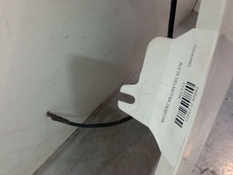 Recambio de aleta delantera derecha para skoda fabia ii (542) 1.2 12v referencia OEM IAM   