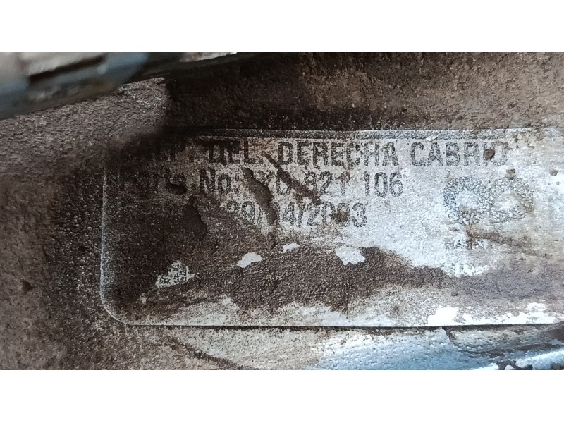 Recambio de aleta delantera derecha para volkswagen new beetle descapotable (1y7) 2.0 referencia OEM IAM   