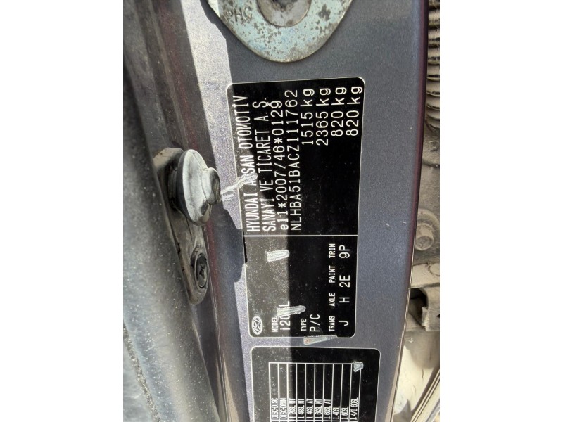 hyundai i20 i (pb, pbt) del año 2012