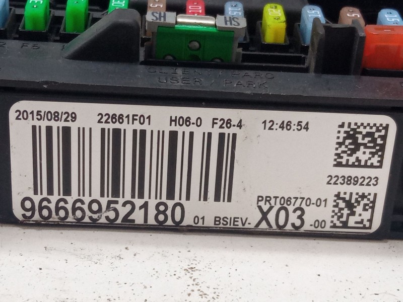 Recambio de bsi para citroën c3 ii (sc_) 1.2 vti 82 referencia OEM IAM 9666952180  