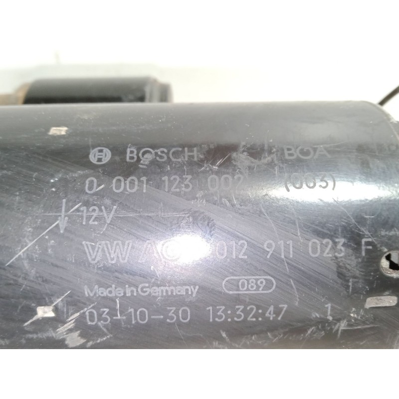 Recambio de motor arranque para volkswagen touareg (7la, 7l6, 7l7) 2.5 r5 tdi referencia OEM IAM 0001123002(003)12V.012911023F  