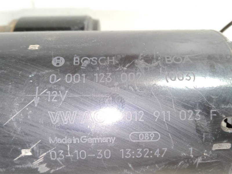 Recambio de motor arranque para volkswagen touareg (7la, 7l6, 7l7) 2.5 r5 tdi referencia OEM IAM 0001123002(003)12V.012911023F  