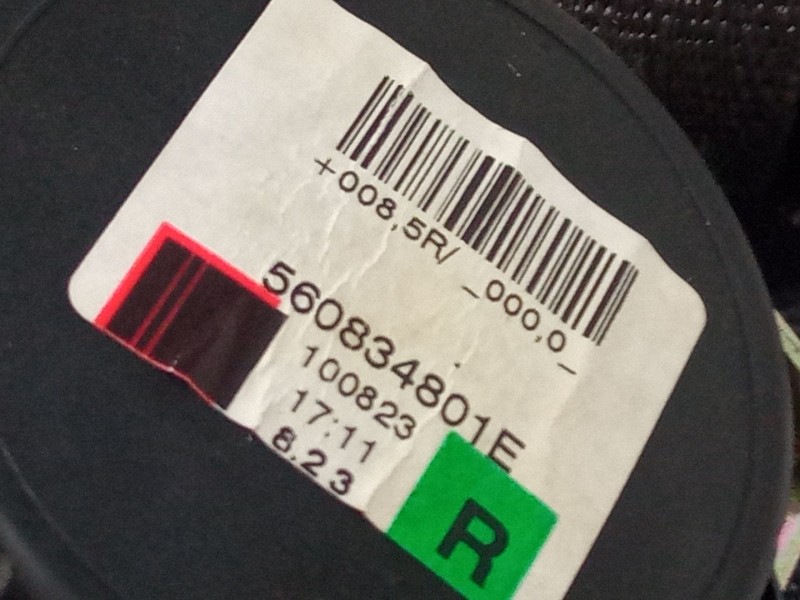 Recambio de cinturon seguridad delantero derecho para opel zafira / zafira family b (a05) 1.7 cdti (m75) referencia OEM IAM 5608