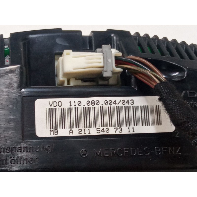Recambio de cuadro instrumentos para mercedes-benz clase e (w211) e 270 cdi (211.016) referencia OEM IAM A2115407311  