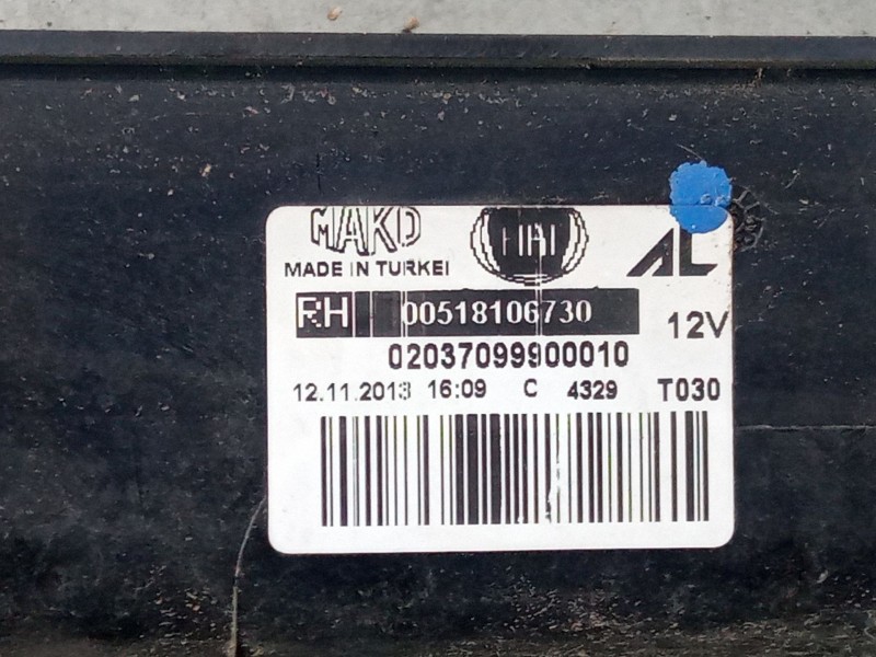 Recambio de piloto trasero derecho para fiat doblo caja/chasis (263_) 1.3 d multijet referencia OEM IAM 518106730  