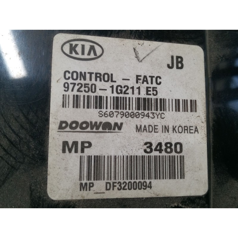 Recambio de mando climatizador para kia rio ii (jb) 1.5 crdi referencia OEM IAM 97250 1G211 E5  