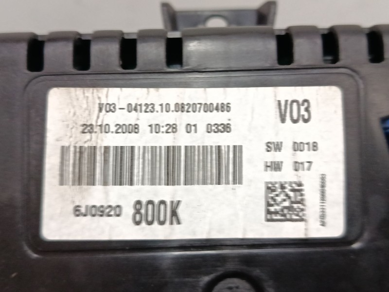 Recambio de cuadro instrumentos para seat ibiza iv sc (6j1, 6p5) 1.4 referencia OEM IAM 6J0920800K  