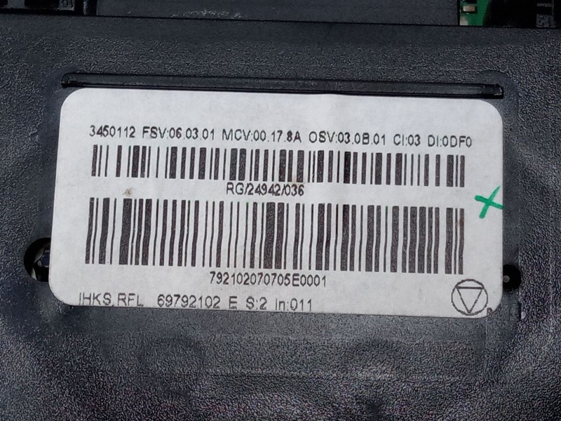 Recambio de mando climatizador para mini mini (r56) one referencia OEM IAM 69792102  