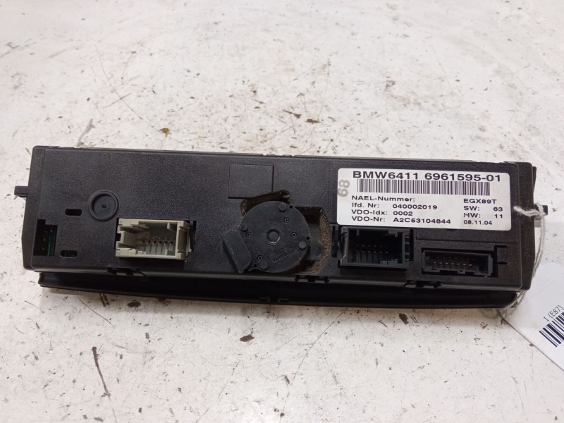 Recambio de mando climatizador para bmw 1 (e87) 118 d referencia OEM IAM 696159501  