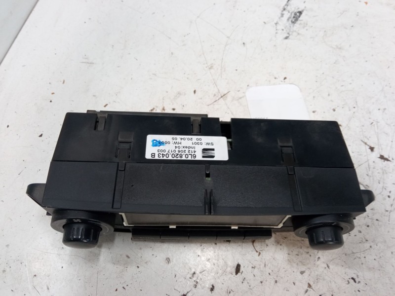 Recambio de mando climatizador para seat ibiza iii (6l1) 1.4 16v referencia OEM IAM 6L0820043B  
