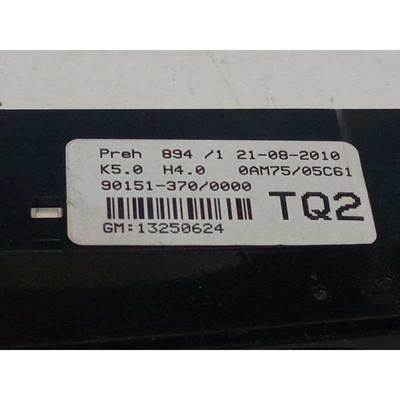 Recambio de mando climatizador para opel zafira / zafira family b (a05) 1.7 cdti (m75) referencia OEM IAM 90151370  