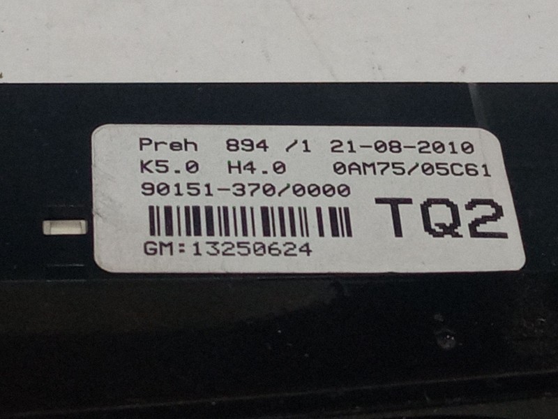 Recambio de mando climatizador para opel zafira / zafira family b (a05) 1.7 cdti (m75) referencia OEM IAM 90151370  