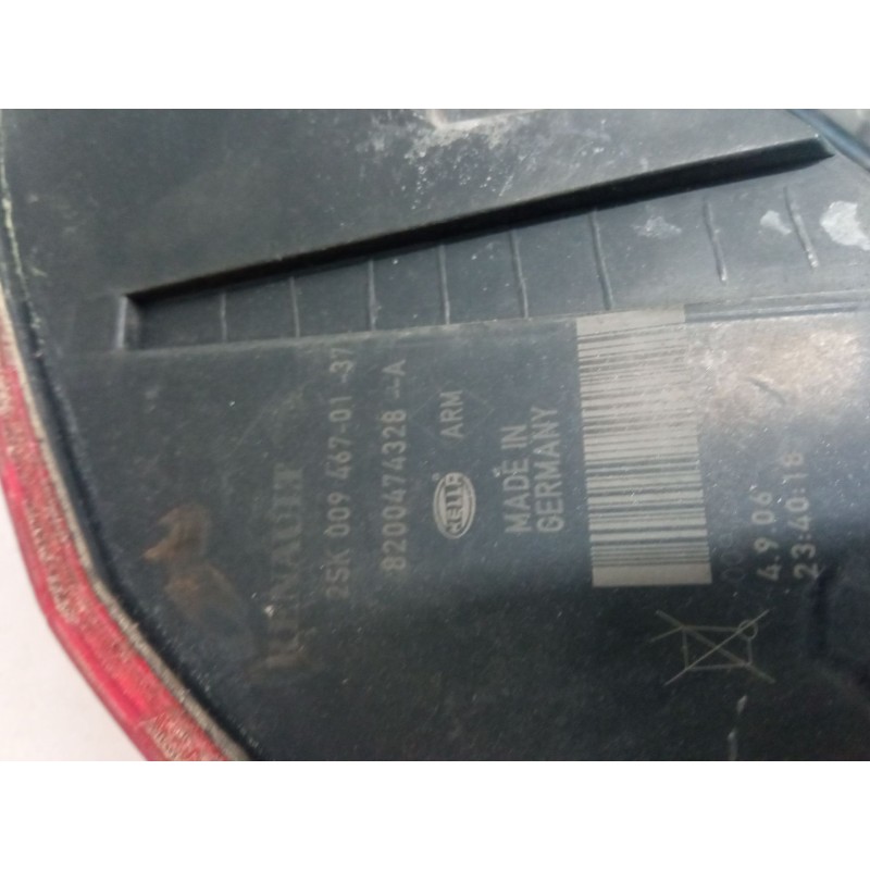 Recambio de piloto trasero izquierdo para renault scénic ii (jm0/1_) 1.5 dci (jm1e, jm16) referencia OEM IAM 8200474328A  