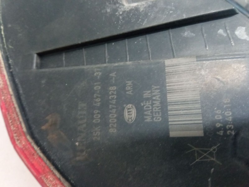 Recambio de piloto trasero izquierdo para renault scénic ii (jm0/1_) 1.5 dci (jm1e, jm16) referencia OEM IAM 8200474328A  