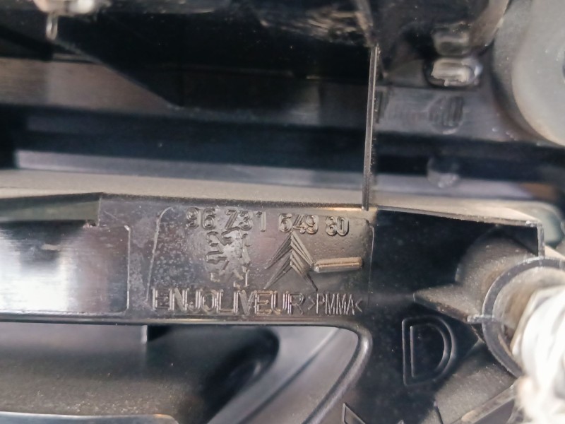 Recambio de piloto trasero porton derecho para citroën c4 picasso i monospace (ud_) 1.6 hdi 110 referencia OEM IAM 9653547677  