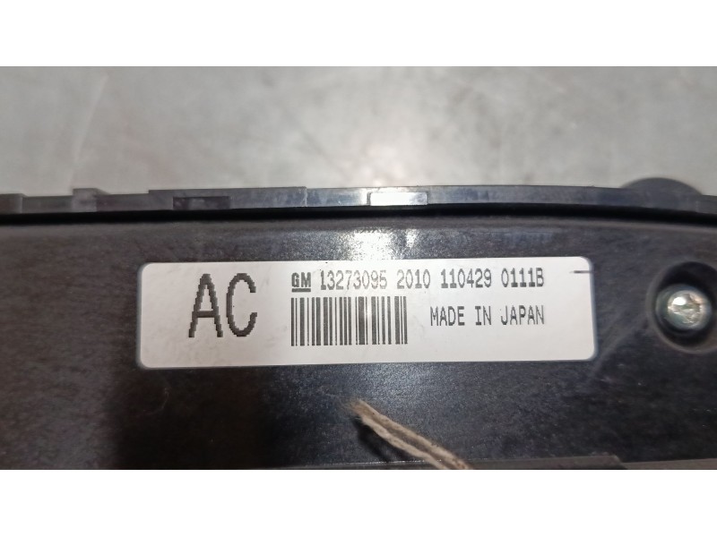 Recambio de mando climatizador para opel insignia a (g09) 2.0 cdti (68) referencia OEM IAM 13273095  