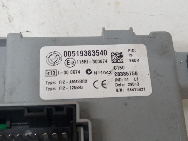 Recambio de bsi para fiat doblo caja/chasis (263_) 1.3 d multijet referencia OEM IAM 00519383540  