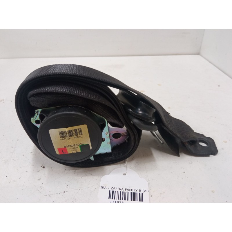 Recambio de cinturon seguridad tercera fila izquierdo para opel zafira / zafira family b (a05) 1.7 cdti (m75) referencia OEM IAM