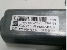 Recambio de elevalunas electrico delantero derecho para seat leon (1p1) 1.4 16v referencia OEM IAM    2