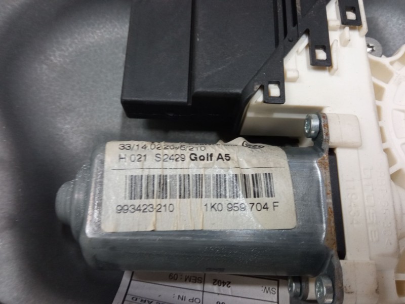 Recambio de elevalunas electrico trasero derecho para volkswagen golf v (1k1) 1.9 tdi 4motion referencia OEM IAM 1K0959704F  