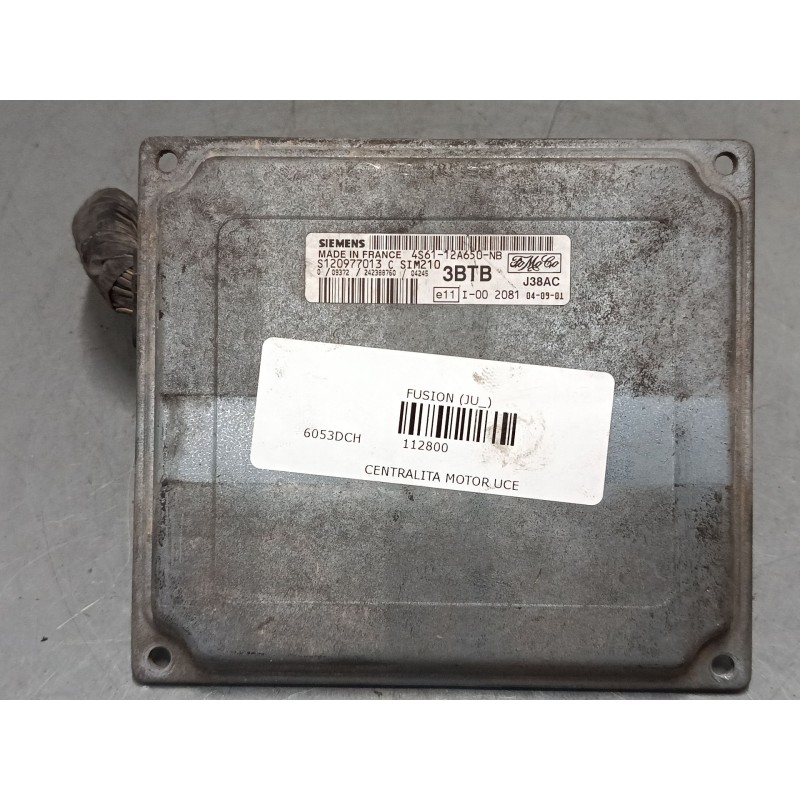 Recambio de centralita motor uce para ford fusion (ju_) 1.4 referencia OEM IAM 4S6112A650NB S120977013C SIM210