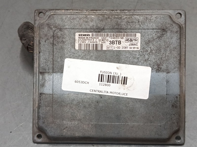 Recambio de centralita motor uce para ford fusion (ju_) 1.4 referencia OEM IAM 4S6112A650NB S120977013C SIM210