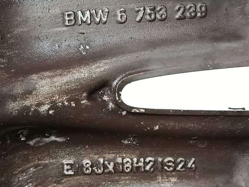 Recambio de llanta aluminio 18´´ para bmw 7 (e65, e66, e67) 730 d referencia OEM IAM 6753239 e8jx 18h2 is 24 