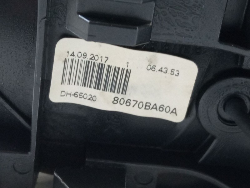 Recambio de maneta interior puerta trasera derecha para nissan juke (f15) 1.6 referencia OEM IAM   