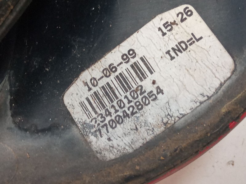 Recambio de piloto trasero izquierdo para renault megane scénic (ja0/1_) 1.9 dti (ja0n) referencia OEM IAM 7700428054  