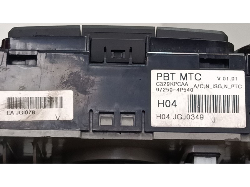 Recambio de mando calefaccion / a/a para hyundai i20 i (pb, pbt) 1.2 referencia OEM IAM 972504P540  