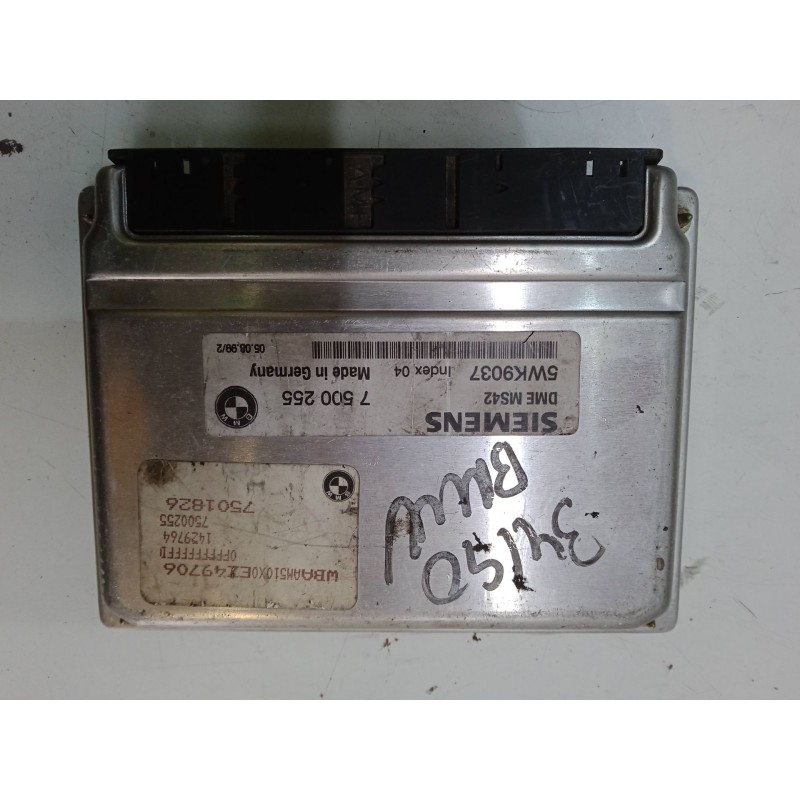 Recambio de centralita motor uce para bmw 3 (e46) 328 i referencia OEM IAM 7500255 DME MS42 5WK9037